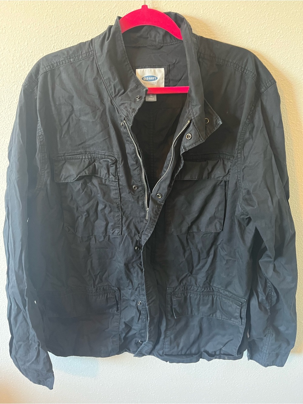 Old Navy Men's Navy Military Field Jacket